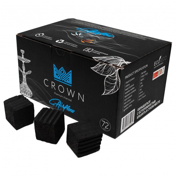 Уголь Crown Airflow (25 мм, 72 кубика) купить в Красноярске
