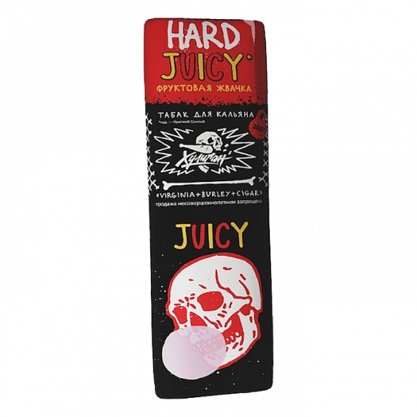 Табак Хулиган Hard - Juicy (Фруктовая Жвачка, 200 грамм) купить в Красноярске