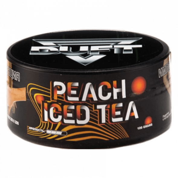 Табак Duft - Peach Iced Tea (Ледяной Персиковый Чай, 80 грамм) купить в Красноярске