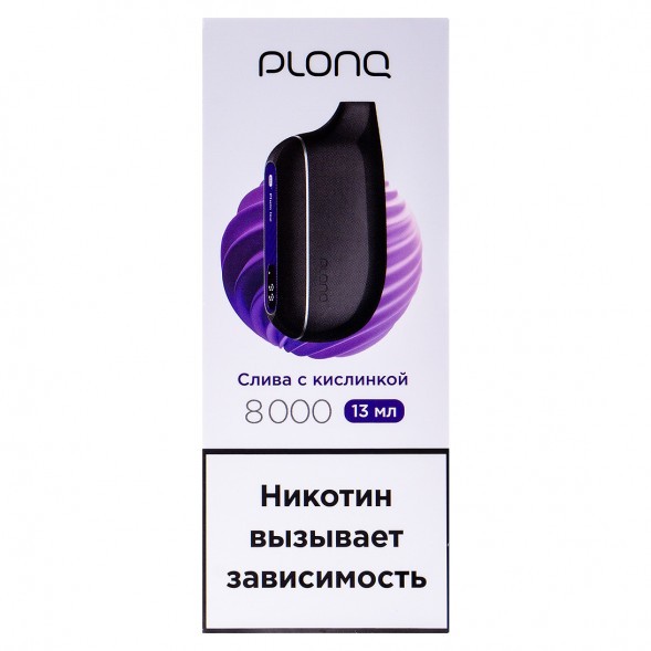 PLONQ MAX SMART - Слива с Кислинкой (8000 затяжек) купить в Красноярске