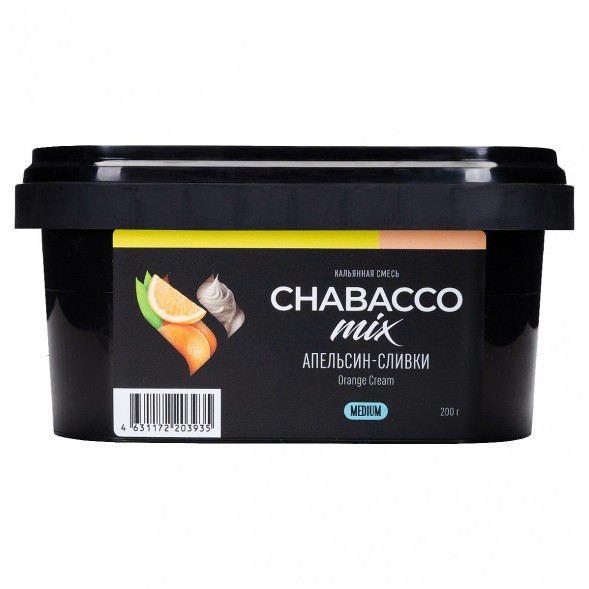 Смесь Chabacco MIX MEDIUM - Orange Cream (Апельсин Сливки, 200 грамм) купить в Красноярске