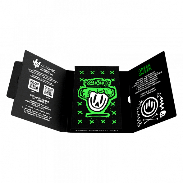 Табак Хулиган - Green Queen (Мятный Чай с Мёдом, 25 грамм) купить в Красноярске