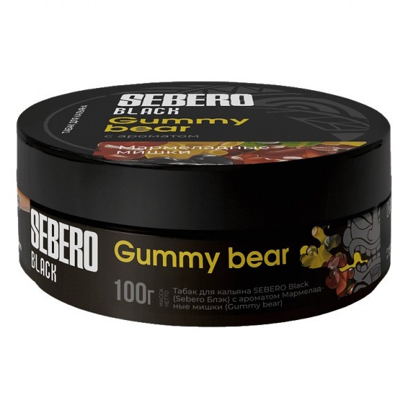 Табак Sebero Black - Gummy Bear (Мармеладные Мишки, 100 грамм) купить в Красноярске
