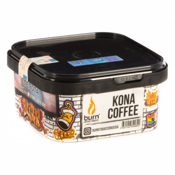 Табак Burn - Kona Coffee (Кона Кофе, 200 грамм) купить в Красноярске