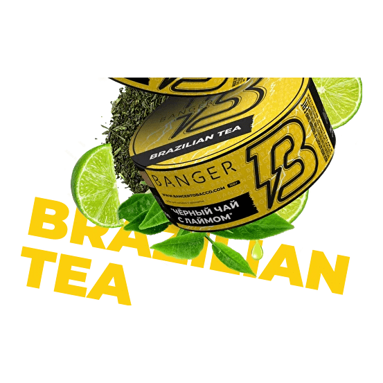Табак Banger - Brazilian Tea (Чёрный Чай с Лаймом, 100 грамм) купить в Красноярске