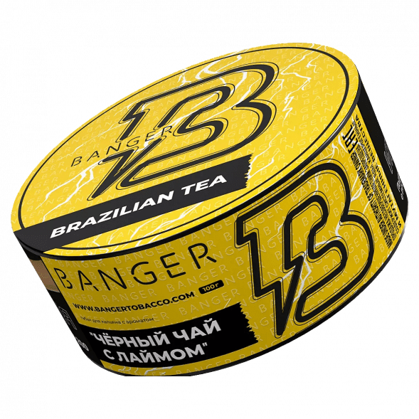 Табак Banger - Brazilian Tea (Чёрный Чай с Лаймом, 100 грамм) купить в Красноярске