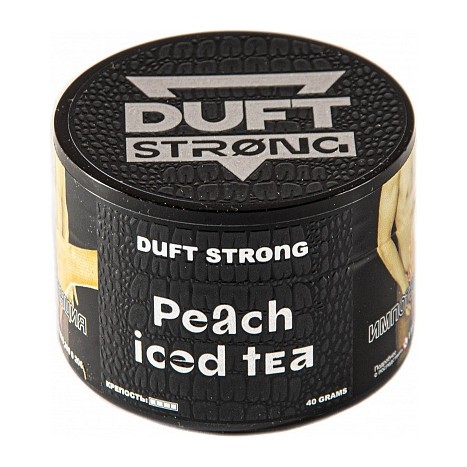 Табак Duft Strong - Peach Iced Tea (Ледяной Персиковый Чай, 40 грамм) купить в Красноярске