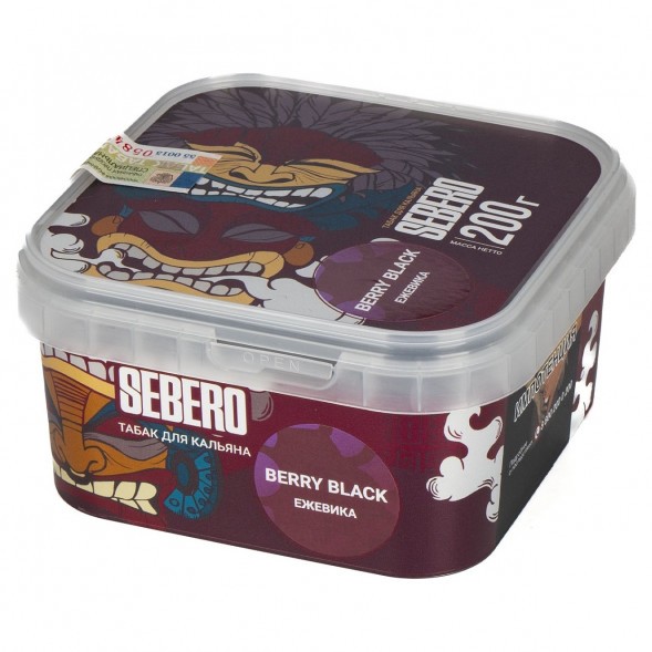 Табак Sebero - Berry Black (Ежевика, 200 грамм) купить в Красноярске