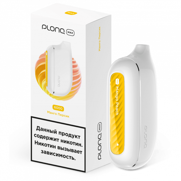 PLONQ MAX - Манго Персик (6000 затяжек) купить в Красноярске