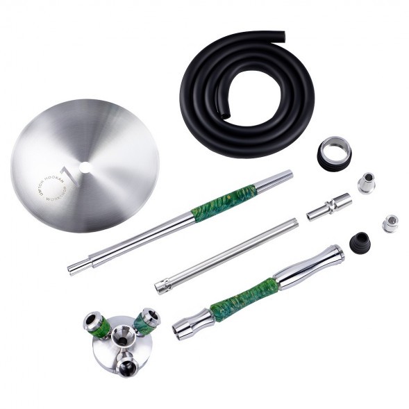 Кальян UNION - Fibonacci Стаб (Зелёный, Без Колбы) купить в Красноярске