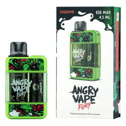 Электронная сигарета Brusko - Angry Vape Fury (650 mAh, Зеленый)