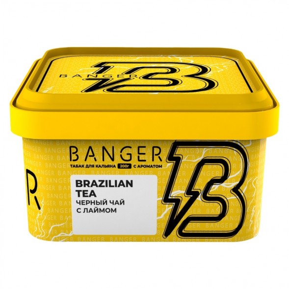 Табак Banger - Brazilian Tea (Чёрный Чай с Лаймом, 200 грамм) купить в Красноярске