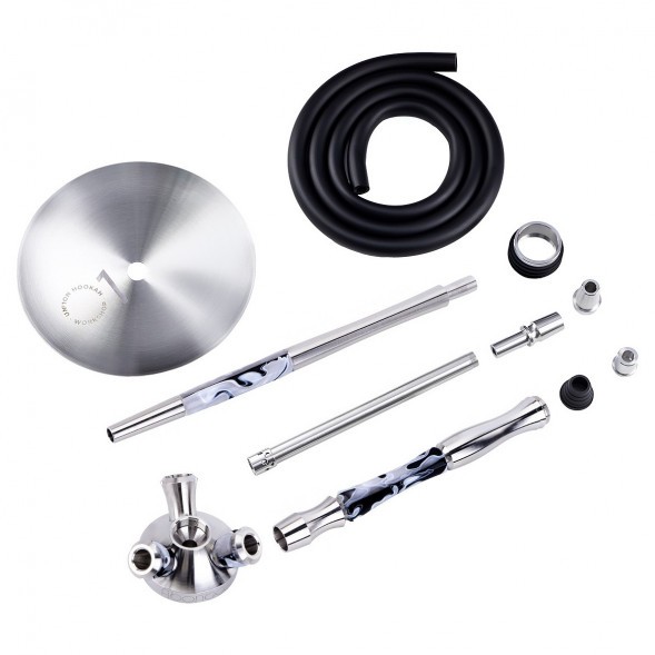 Кальян UNION - Fibonacci Акрил Чёрный II (Без Колбы) купить в Красноярске