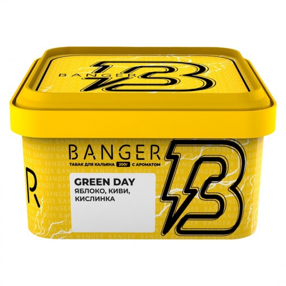 Табак Banger - Green Day (Яблоко, Киви, Кислинка, 200 грамм) купить в Красноярске