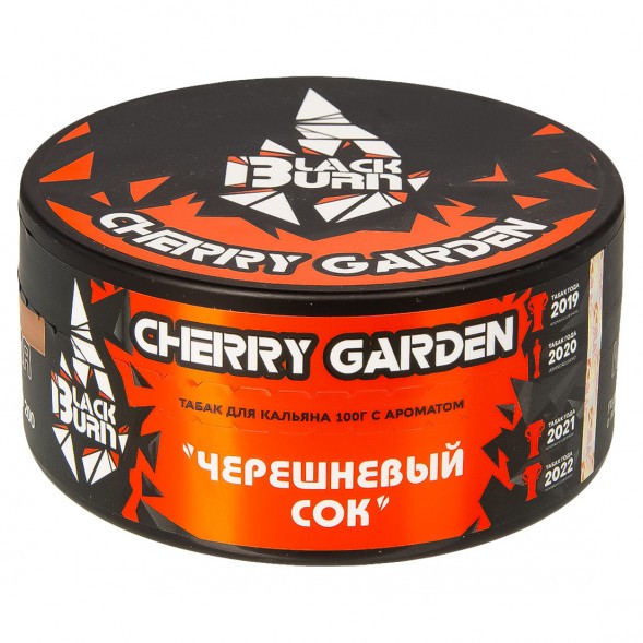 Табак BlackBurn - Cherry Garden (Черешневый Сок, 100 грамм) купить в Красноярске