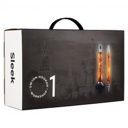 Кальян UNION - Sleek PVD Black (Чёрный, Без Колбы)