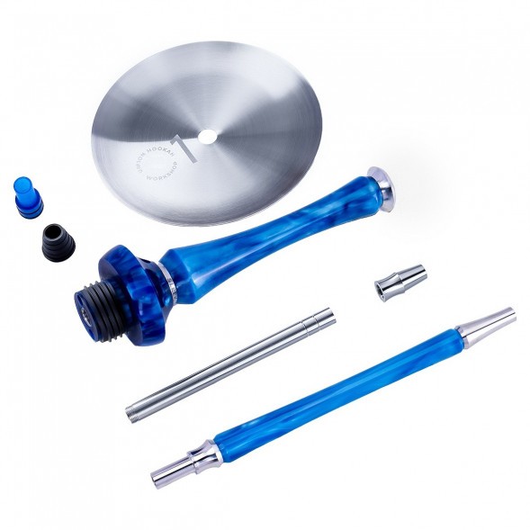 Кальян UNION - Sleek Акрил Full (Голубой, Без Колбы) купить в Красноярске