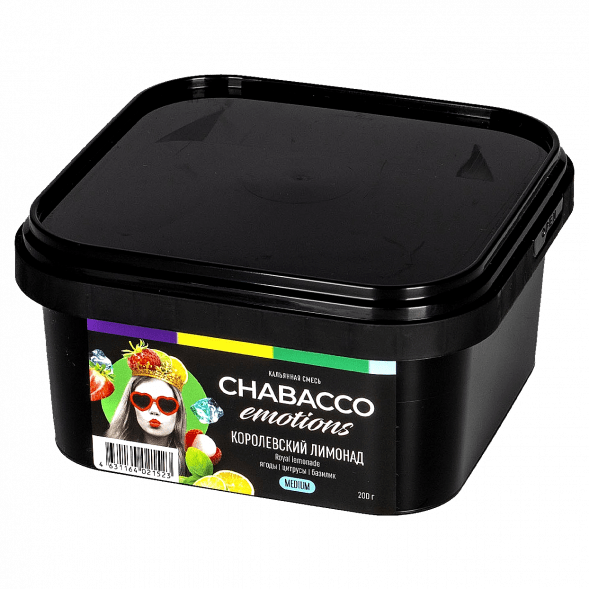 Смесь Chabacco Emotions MEDIUM - Royal Lemonade (Королевский Лимонад, 200 грамм) купить в Красноярске