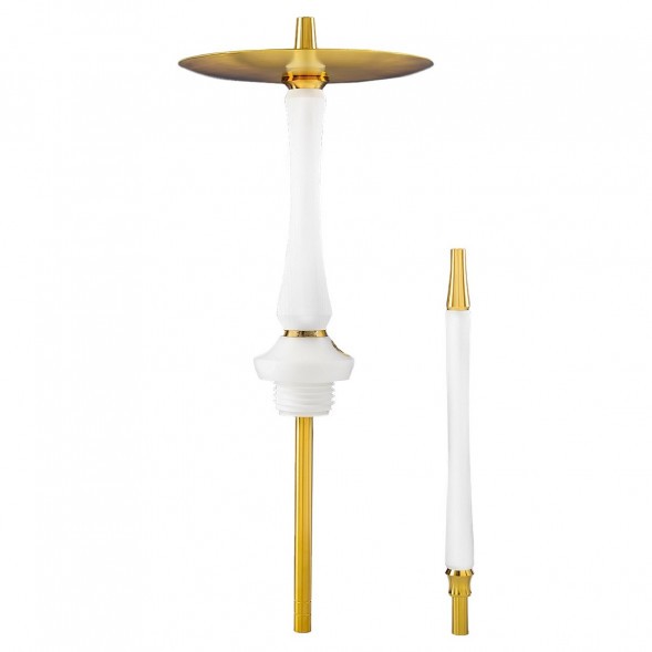 Кальян UNION - Sleek PVD White (Белый, Без Колбы) купить в Красноярске