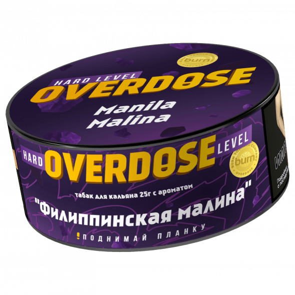 Табак Overdose - Manila Malina (Филиппинская Малина, 25 грамм) купить в Красноярске