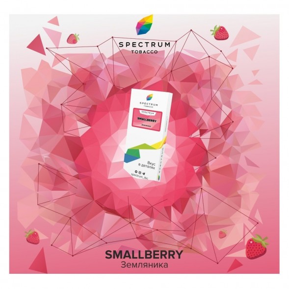 Табак Spectrum - Smallberry (Земляника, 25 грамм) купить в Красноярске