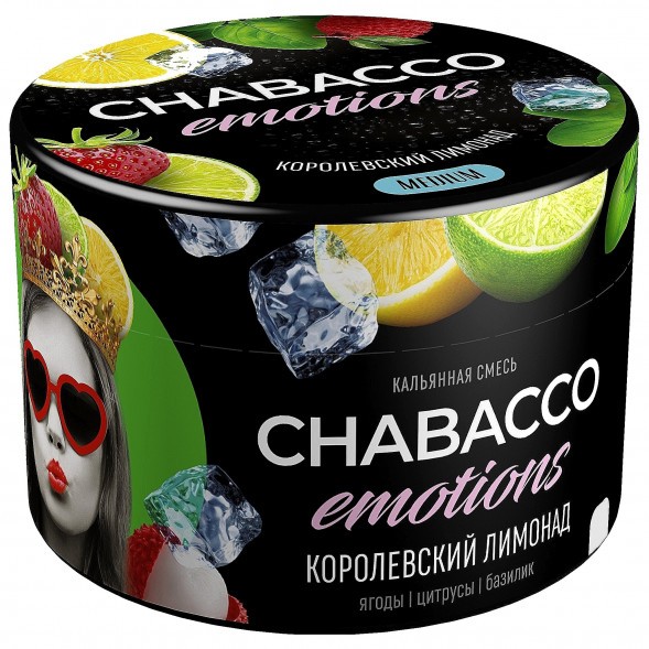 Смесь Chabacco MIX MEDIUM - Royal Lemonade (Королевский Лимонад, 40 грамм) купить в Красноярске