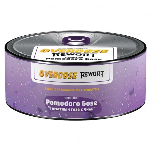 Табак Overdose - Pomodoro Gose (Томатный Гозе с Чили, 25 грамм) купить в Красноярске