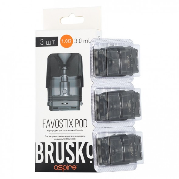 Сменный картридж Brusko - Favostix (1 Ом, 3 шт.) купить в Красноярске