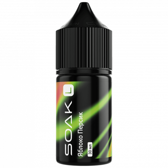 Жидкость SOAK L30 - Apple Peach Bonbon (Яблоко Персик, 30 мл, 2 мг) купить в Красноярске