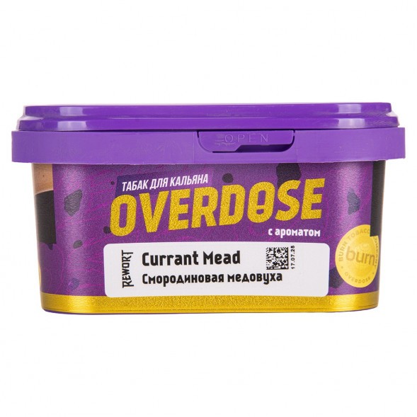 Табак Overdose - Currant Mead (Смородиновая Медовуха, 200 грамм) купить в Красноярске