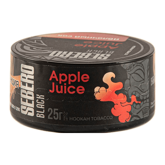 Табак Sebero Black - Apple Juice (Яблочный Сок, 25 грамм) купить в Красноярске