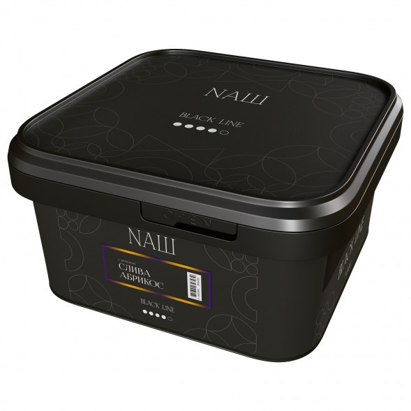 Табак NАШ BLACK - Слива Абрикос (200 грамм) купить в Красноярске