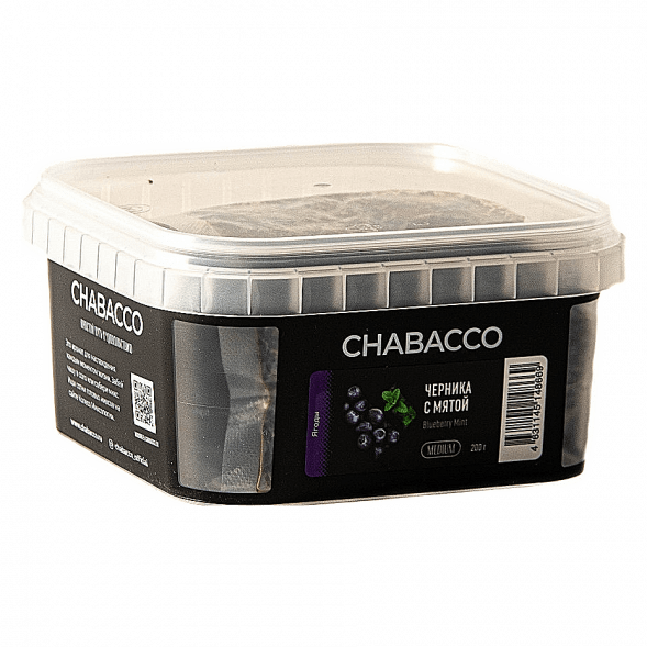 Смесь Chabacco MEDIUM - Blueberry Mint (Черника с Мятой, 200 грамм) купить в Красноярске