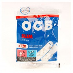 Фильтры для самокруток OCB - Slim (120 штук, 15х6 мм)