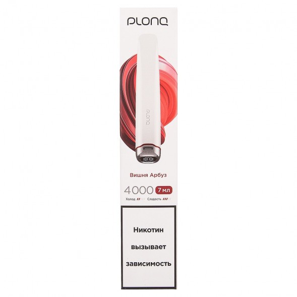 PLONQ PLUS PRO - Вишня Арбуз (4000 затяжек) купить в Красноярске